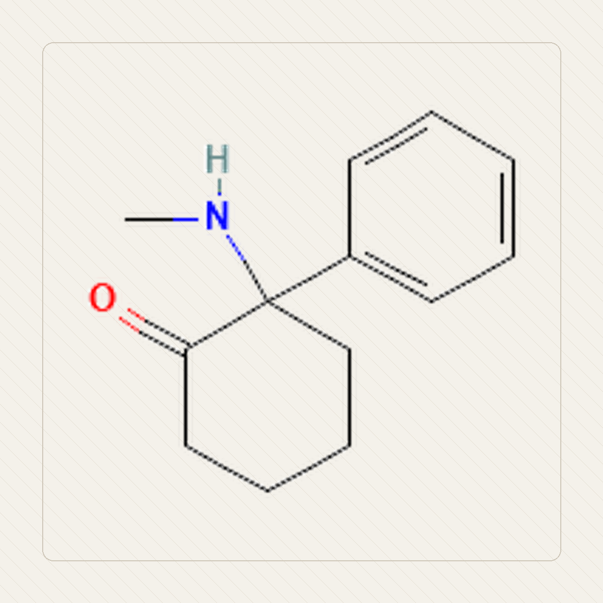 DCK, educational illustration of a molecule formula